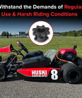 40 41 Chain 8-Tooth 2182-K Jackshaft Sprocket With Five Eighths Inch Bore For Go Karts And Dune Buggies Dual Set Screws And Integral Key installed on a go-kart
