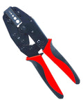 Heavy Duty Ratchet Crimping Tool For RF Coax And Fiber Optic Cables With Interchangeable Jaws Built Tough For RG58 RG59 RG62 RG174