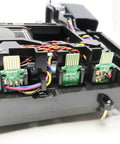 Interior view of replacement main roller brush cleaning head with fan motor module for Roomba E5 E6 I7, showcasing wiring components.