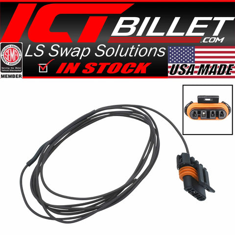96 Inch Resistor Wire Pigtail Converts 12V To Signal For LS Gen III 4 Pin Alternator 105A WPALT31, Assembled In Wichita Kansas