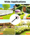 Workhorse 1.5KW Electric Post Hole Digger With 6 Inch Drill Bit for Fences, Gardens, Farms, and Shrubbery