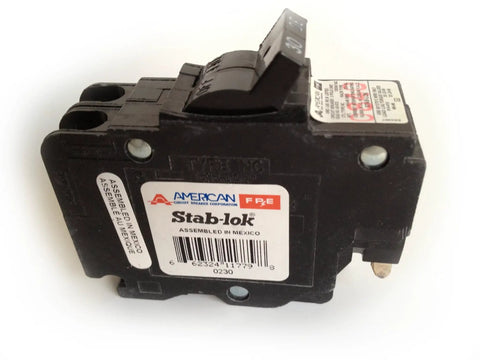 Two Pole 30 Amp Thin Series Circuit Breaker For Load Centers Type NC 120 To 240 Volt Replacement Breaker With One Inch Space
