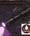 IPX5 waterproof 2 Pack Mini UV Pen Light With Clip 395nm Waterproof Blacklight Flashlight For Pet Urine Stains Hotel Inspections