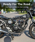 Motorcycle with All In One Wiring Harness Kit For 125cc And 150cc GY6 Engines With CDI Stator Regulator Ignition Coil