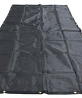 7 Foot By 16 Foot Heavy Duty Vinyl Coated Mesh Dump Truck Tarp Cover With 18 Oz Vinyl, 5 Inch Pockets, Brass Grommets