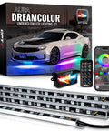 Underglow DreamColor Chasing Lights For Car With App And Remote Control Waterproof Rigid Aluminum LED Light Bar Kit