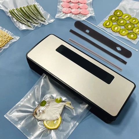 Ultimate Vacuum Sealer Replacement Kit With Heating Wires And Gasket Set For Home And Pro Use Easy Install Quick Maintenance Durable Sealing Gasket Replacement For All Models, seal strip parts on blue table
