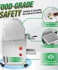 Gotta Love This Commercial Sugar Cane Juicer Machine With Stainless Steel Juice Press For Super Fast 110V Extraction, featuring food-grade safety and dregs filter.