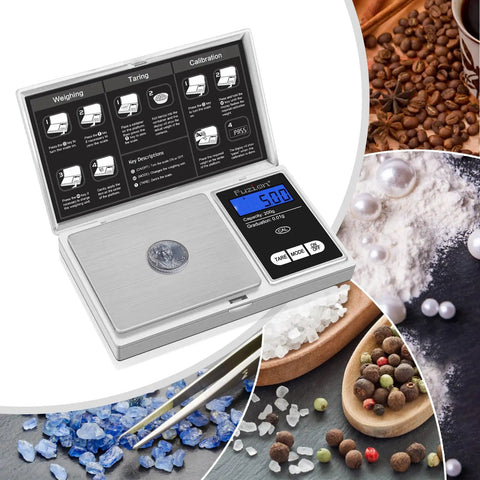 Pocket Gram Scale With 200g Capacity And 0.01g Precision Tiny Jewelry Scale for precise weighing of coins and powders