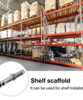 2 Pack Scaffolding Connector Pins And Toggle Pins Set, Heavy Duty Galvanized Steel Coupling Rods 36mm Diameter 8mm Thickness, Durable Scaffold Joint Accessories For Stable Construction Support, used in shelf scaffold installation