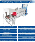 No Sweat Heavy Duty 2 In 1 Heat Shrink Packaging Machine Automatic Film Sealer And Cutter Compact Thermal Tunnel dimensions and specs.