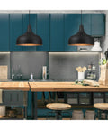 Modern kitchen with pendant lights using G40 Dimmable LED Filament Globe Bulb 6.5W 60W Equivalent Clear Glass Medium Base For Pendants And Decorative Fixtures Mercury Free Energy Saving Light