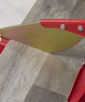 DIY Ready Laminate And Vinyl Plank Cutter For 8 Inch Boards showing zinc plated steel blade cutting laminate