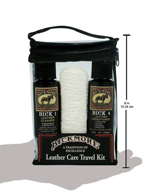 Leather Shoe And Boot Travel Care Kit With Aggressive Cleaner And Conditioning For On The Go Shine Includes 2 Oz Cleaner 2 Oz Conditioner Cleaning Cloth Carrying Case And Care Brochure.