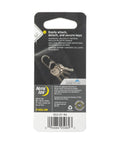 Packaging of G Series Dual Chamber Carabiner Size 2 1 Pack Black for keys with product details and barcode visible