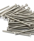 50 Pcs M4 X 65mm Stainless Steel 304 hex socket flat head furniture screws with 0.7 mm thread pitch, bright finish