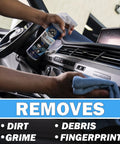 All In One Interior Cleaner And Protectant For Cars, 16 Oz Two Pack, Safe On Leather Vinyl Plastic Rubber And Glass, Delivers A Fresh Showroom Finish For Dash And Interior Surfaces. Cleaning car dashboard and console