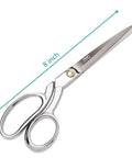 Beastly Sharp All Metal 8 Inch Tailor Scissors For Sewing And Quilting That Slice Through Multi Layer Fabric Denim Leather Burlap Canvas Heavy Duty For Pattern Cutting Alterations Dressmaking And Hand Craft Projects, 8-inch all-metal blade