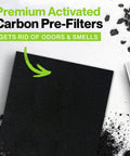 Six Premium HEPA Filter Set For HPA300 Air Purifier Replacement Filters With Eight Activated Carbon Prefilters for odor removal