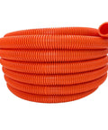 Rig Work Approved One Inch Orange Flexible Electrical Ent Conduit Dead Solid Non Metal Wire Sheath Heavy Duty Build rolled in coils.