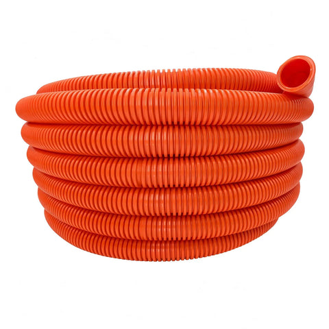 Rig Work Approved One Inch Orange Flexible Electrical Ent Conduit Dead Solid Non Metal Wire Sheath Heavy Duty Build rolled in coils.
