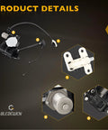 Driver Side Power Sliding Door Motor Assembly With Cable Fits Honda Odyssey 2011 To 2017, showing detailed product parts.