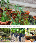 Drip Irrigation Kit For Garden And Greenhouse With 1/4 Inch Tubing Automatic Watering System in potted plants setup