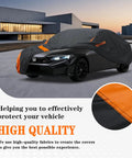 All Weather Exterior Car Cover For Sedans Waterproof UV Resistant Dustproof Snowproof Fits Toyota Camry Tesla Model 3 Honda Accord