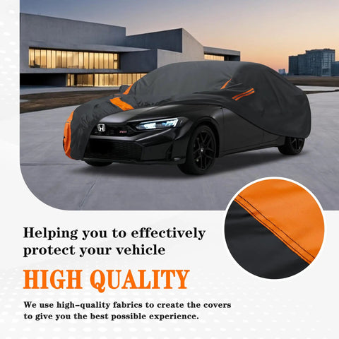 All Weather Exterior Car Cover For Sedans Waterproof UV Resistant Dustproof Snowproof Fits Toyota Camry Tesla Model 3 Honda Accord
