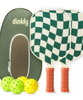 Beginner Friendly Pickleball Paddle Set With Two Graphite Fiberglass Rackets USAPA Approved Includes Four Balls And Carry Bag