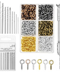 Top Shelf Pin Vise Hand Drill Set With A Dope Stainless Three Jaw Chuck And Ten Precision Drill Bits Ranging From Point Eight Mm To Three Mm ideal for jewelry making and DIY.