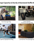 52 Inch Extra Large Duffle Bag For Travel And Gear 190L Water Resistant Duffle used in various storage scenarios