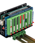 DIN Rail Mount Bracket For Raspberry Pi UNO Mega 2560 BeagleBone Black And More Industrial Grade Mounting Solution installed
