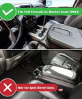 Interior view showcasing Center Console Organizer Tray Fits GMC Sierra 2014 To 2018 And Yukon Tahoe Suburban Silverado 2015 To 2020