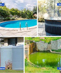 Heavy Duty Submersible Sump Pump Featuring Solid Stainless Steel Build And Smooth 5500 GPH Drainage For Hassle Free Pool Hot Tub Pond Water Removal And Clean Or Dirty Transfer Setup Includes Quick Hookup Adapters with outdoor pools, hot tub, rain barrel, and pond.