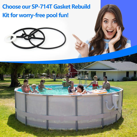 Replacement Gasket Rebuild Kit For Hayward Variflo XL Valve One And A Half Inch Multiport System SP714T SPX0714CA O Ring Gasket For Vari Flo Pool And Spa Valves