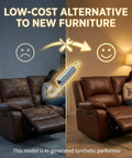 Hassle Free Two Pack 3-5/8 Inch Recliner Tension Spring Replacement restores comfort to recliners, showing before and after effects.