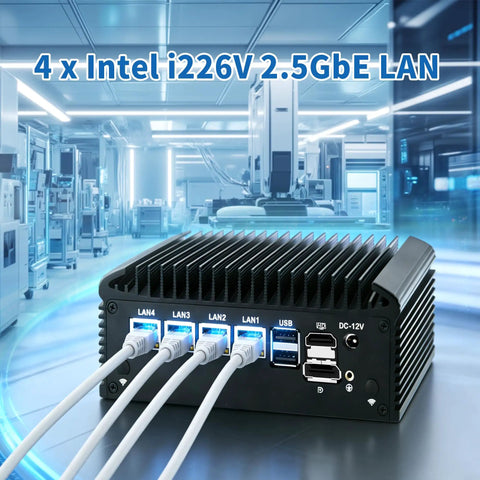 Heavy Duty Fanless Mini PC With N150 CPU Works Smooth As A No Fuss Firewall Appliance For OPNsense and four 2.5GbE LAN ports.