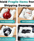 8 Pack Expanding Packing Foam Cushions 14x16 Inches for Shipping and Moving, protecting glassware, ceramics, electronics, PCs.