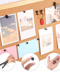 Hella Versatile 200 Pcs Push Pins And Heavy Duty Thumb Tacks For Bulletin Board Cork Wall Organizers with black push pins and cork board.