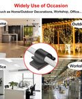 Adhesive Cable Clips With Storage Case 40Pcs Wire Clips for home, office, outdoors, and workshop use