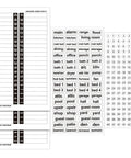 Five Pack Circuit Breaker Box Labels Waterproof Fuse Box Stickers Directory For Electric Panel Load Center Identification Adhesive Labels With Digital Dots For Up To 42 Entries shown with sheets and digital dots
