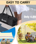 Carrying bag for 5 Person Beach Tent Sun Shelter with UPF50+ Protection, 8x7 Ft Portable Beach Canopy with accessories