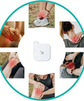 Universal Replacement Pads For Tens Units 40 Adhesive Electrodes Reusable 2 By 2 Inch Snap On 3.5 Mm Connectors Compatible With Most Muscle Stimulators Easy Stick Long Lasting Comfort white 2x2 inch TENS electrode pad