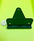 Lot Of 10 Flat Leaf Hinge Black For Heavy Doors Truck Cabinets 180 Degree Swing Hinge Heavy Duty Steel Construction For Generators