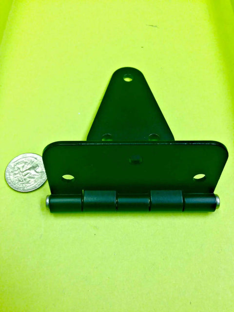 Lot Of 10 Flat Leaf Hinge Black For Heavy Doors Truck Cabinets 180 Degree Swing Hinge Heavy Duty Steel Construction For Generators