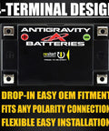 Heavy Duty Lithium Motorcycle And Powersport Battery With Built In Jump Starting 8Ah for ATV Quad UTV display