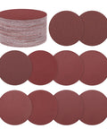 Heavy Duty 100 Pack 4 Inch Sanding Disc Kit With 10 Of Each Grit 40 60 80 120 180 240 320 400 600 800 Hook And Loop shown