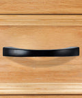 4 Pack Vintage Antique Black Drawer Pulls And Handles With 2-1/2 Inch Hole Center For Kitchen Cabinets Drop Bail Knobs installed