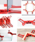 90 Degree Right Angle Clamps Set Of Four For Woodworking And Diy Projects Pro Grade Adjustable Corner Squares Rustproof Aluminum